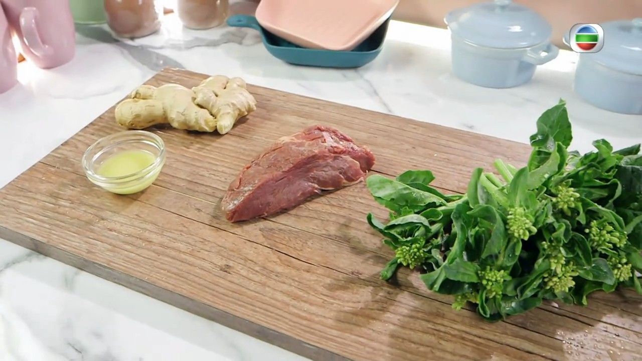 簡易食譜｜三姐教煮薑汁酒芥蘭牛 炒芥蘭必用3種材料！