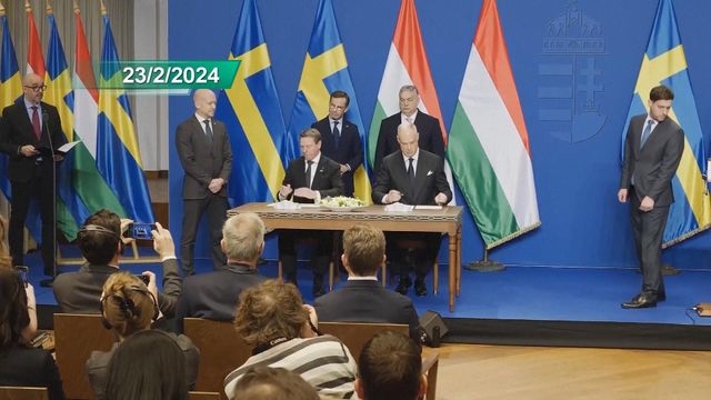 匈牙利國會通過瑞典加入北約法案