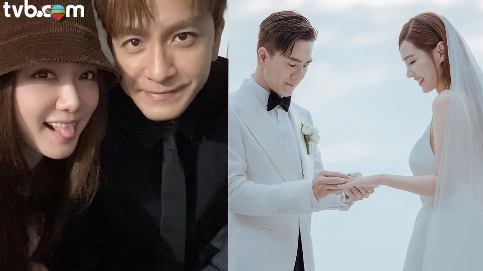 湯洛雯 馬國明湯洛雯結婚一周年頭貼頭合照馬明甜蜜表示：太太上咗嚟探班陪我| TVB 無綫電視